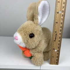 Electric Rabbit Interactive Plush Toys Bunny With Carrot Walking Wiggle Works