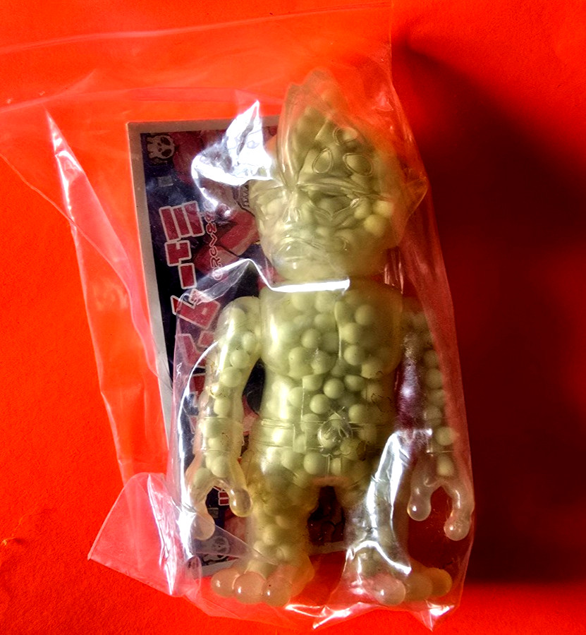 Real X Head RxH Mutant Chaos Clear BBs Soft Vinyl Pale Yellow Sofubi Neo Kaiju