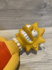 LISA SIMPSON 8″ DOLL 1990 Plush With Plastic Head Vintage Simpson Collectible