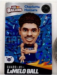 #1 LaMelo Ball Charlotte Hornets With Basketball Hoop Zuru NBA Ballers