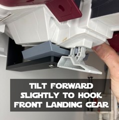 Starship Wall Mount for 2010 Star Wars The Clone Wars Republic Attack Shuttle