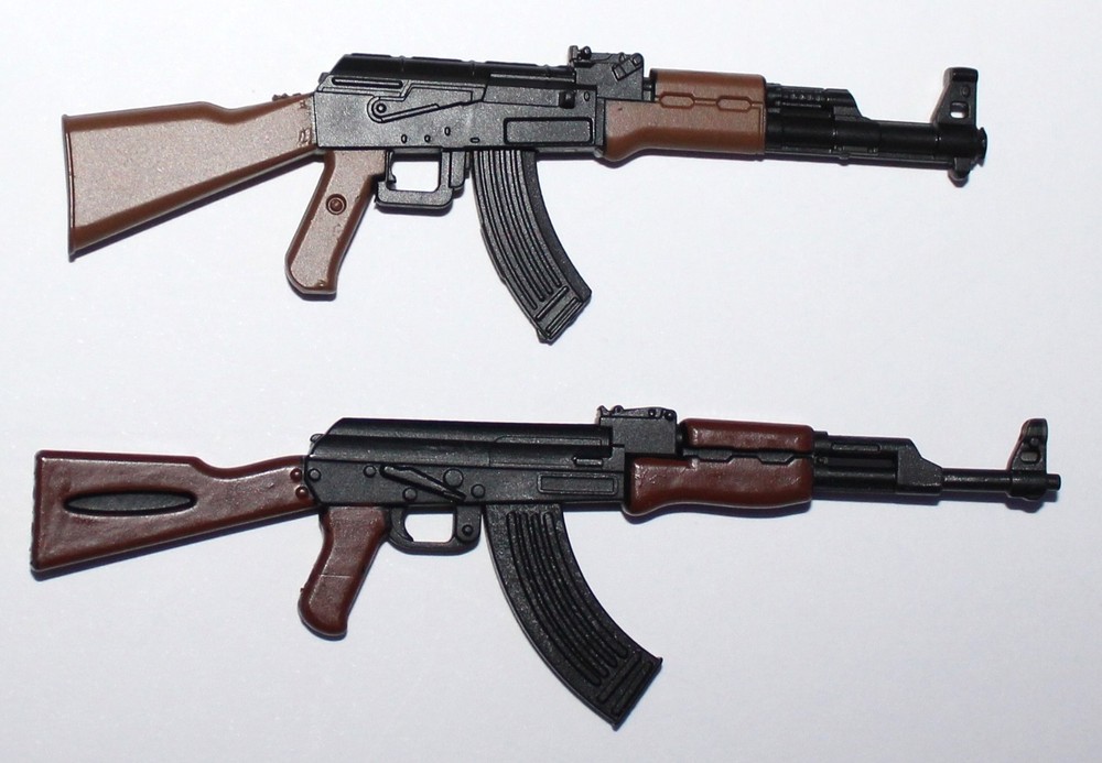 WEAPONS PACK – AK47 Assault Rifle Lot – VALAVERSE ACTION FORCE 6″ Scale 1/12