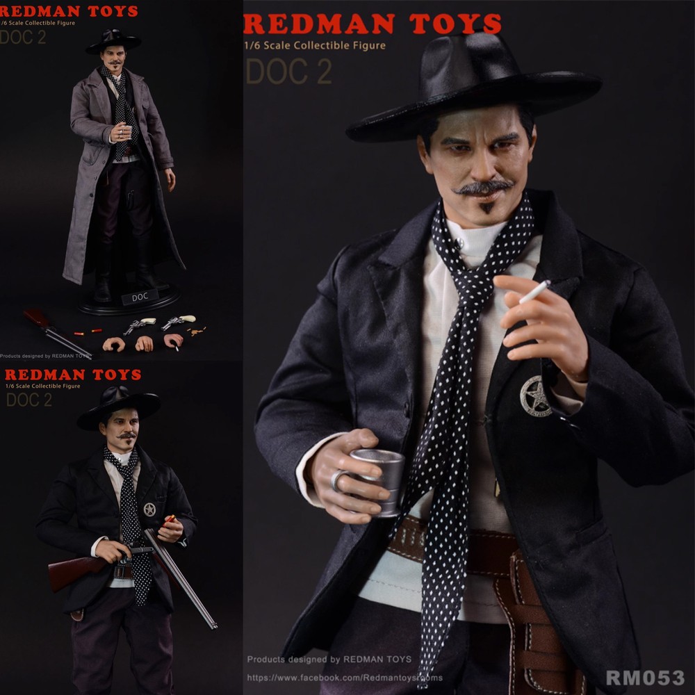 The Tombstone Town Mayor Wyatt Earp 1/6 Male Action Figure Collection 12”