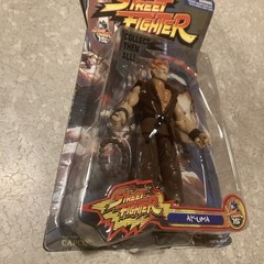 Jazwares Street Fighter Akuma Action Figure in box used 6.5 x 4 inches