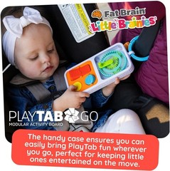 Fat Brain PlayTab Go Portable Sensory Activity Board Toddler Toy 77488
