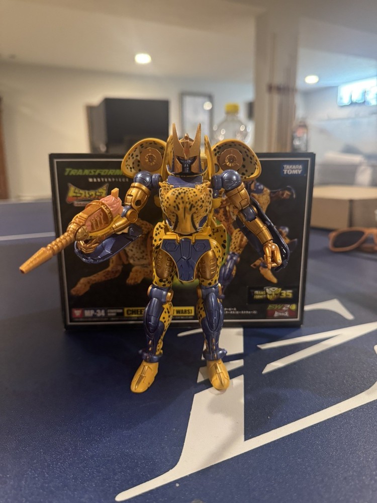 Transformers Masterpiece MP-34 Cheetor Cheetus Action Figure Beast Wars BANDAI