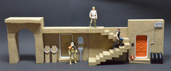 Tatooine Building street Diorama For 3.75 in (1:18) Figure (Painted) STAR WARS