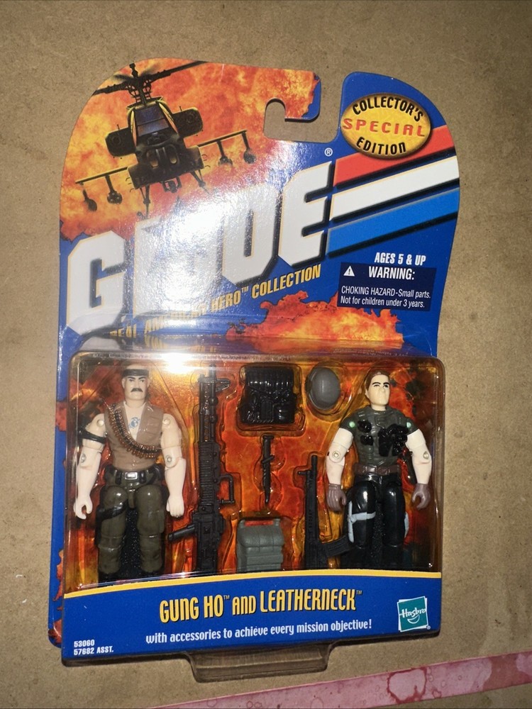 GI Joe 2001 GUNG HO & LEATHERNECK 2 Pack Special Collector’s Edition Figures