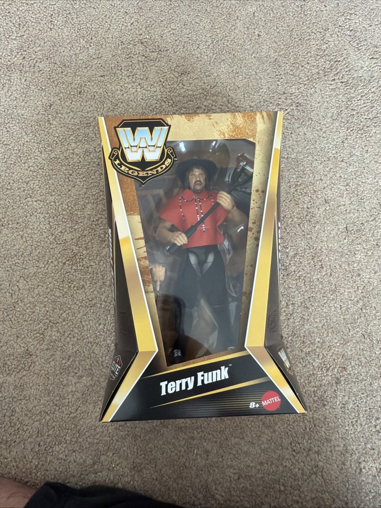 WWE Elite Legends Target Series 27 Terry Funk Chase Red Shirt Variant