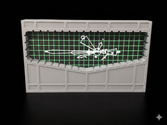 DEATH STAR WINDOW VIEW SCREEN 1:12 scale figure diorama accessory Star Wars