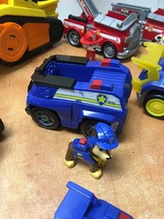 Paw Patrol Lot with 12 Figures 14 Vehicles HUGE Lot Firetruck Police Backhoe