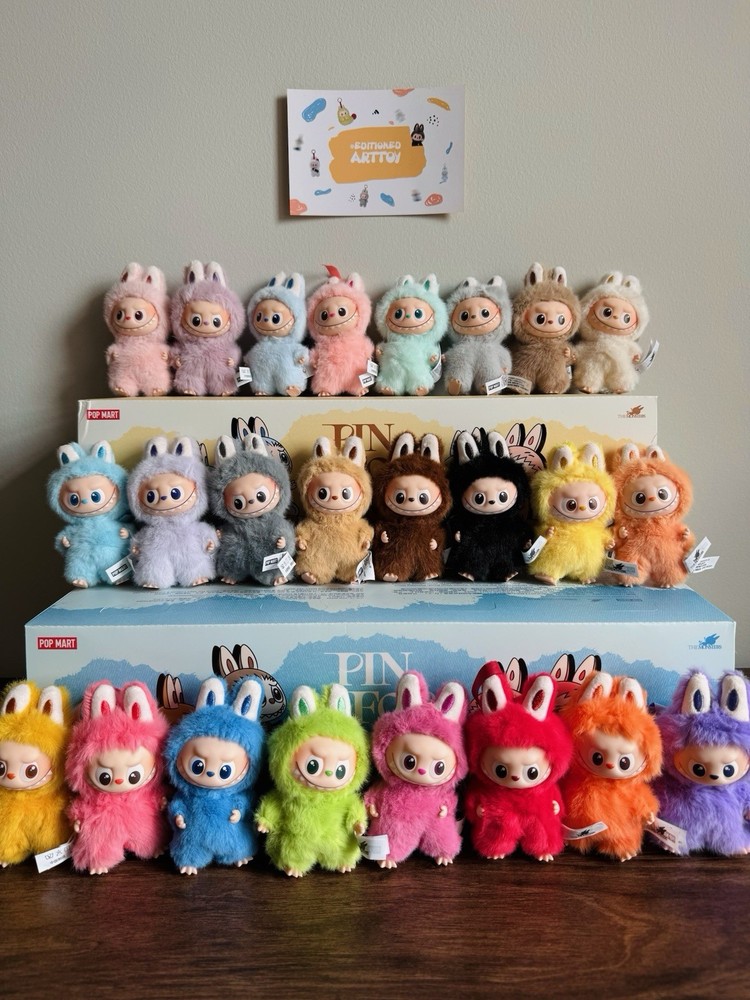 POP MART Labubu The Monsters Pin for Love Plush Blind Box A–M N–Z A–Z Single