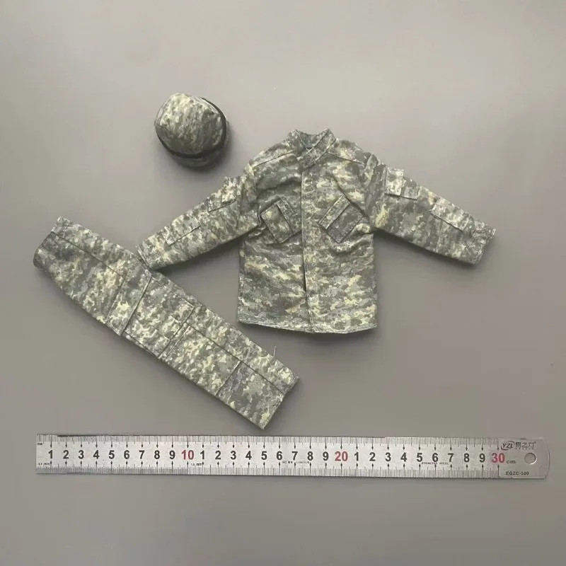 1/6 Scale Toys Soldier U.S. Army Combat Uniform Hat Coat Pants Set Clothes Model
