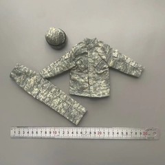 1/6 Scale Toys Soldier U.S. Army Combat Uniform Hat Coat Pants Set Clothes Model