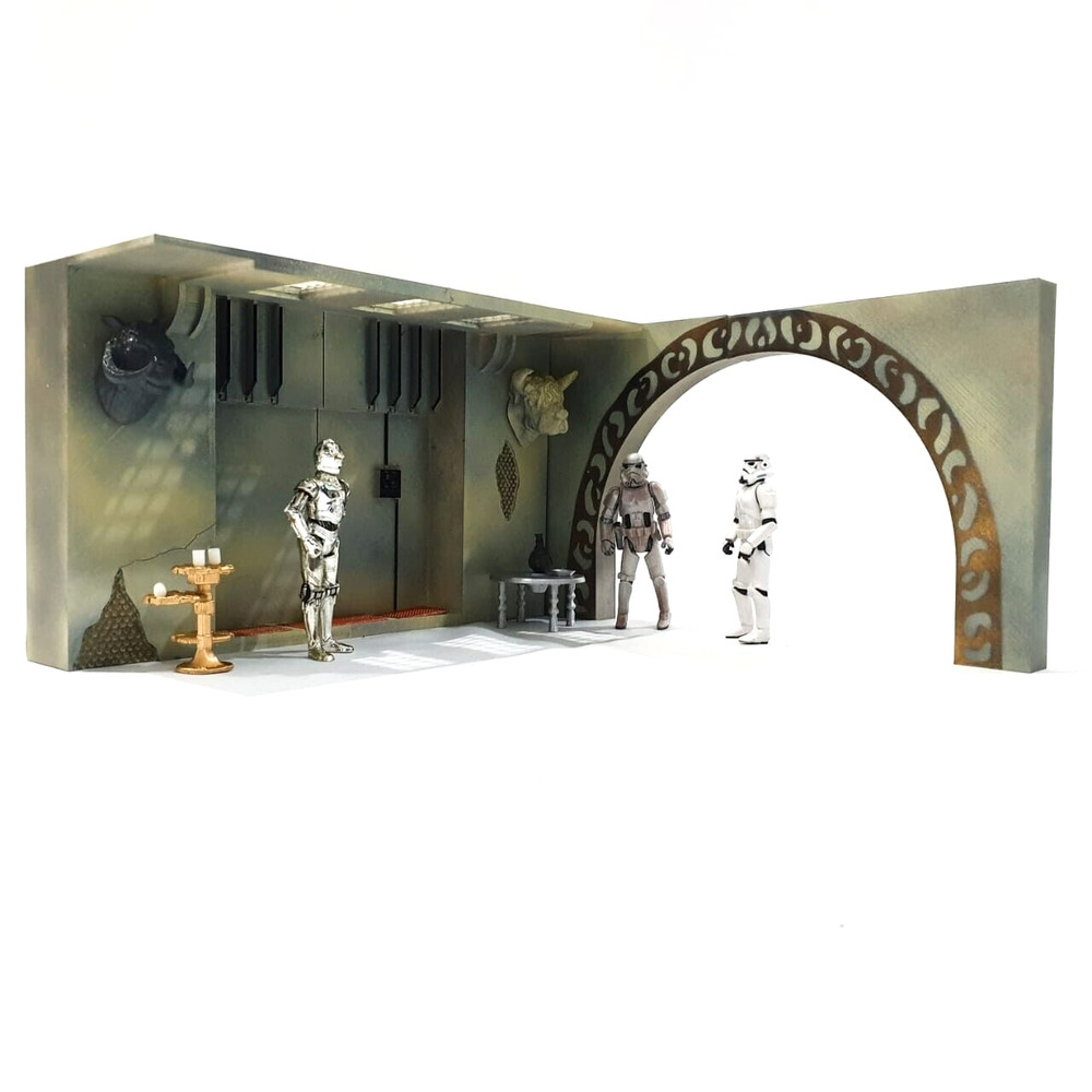 Jabba’s Palace Trophy Wall Diorama for 3.75 in (1:18) Figure