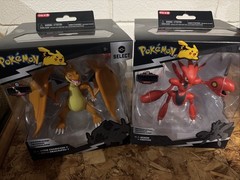 Pokémon Select Mega Charizard Y & Scizor Action Figure Lot Target Exclusive NIB