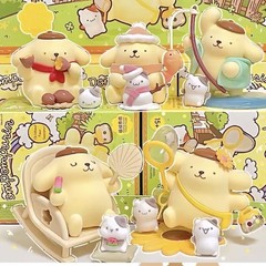 MINISO Sanrio Pompompurin Childhood Seasons Series Confirmed Blind Box Toy Gift