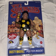 WWE MATTEL LJN SUPERSTARS 1980s Retro DUSTY RHODES 8″ 2 Color Variants