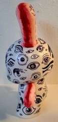 “What are you looking at?” 7″ Custom Dunny Vinyl Figure Art Toy Eric Mckinley