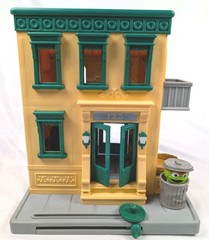 2010 Hasbro Sesame Street Hooper’s Store 123 Apartment Building Playset Only