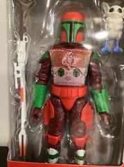 2022 Star Wars The Black Series MANDALORIAN WARRIOR Holiday Edition 6″ IN HAND