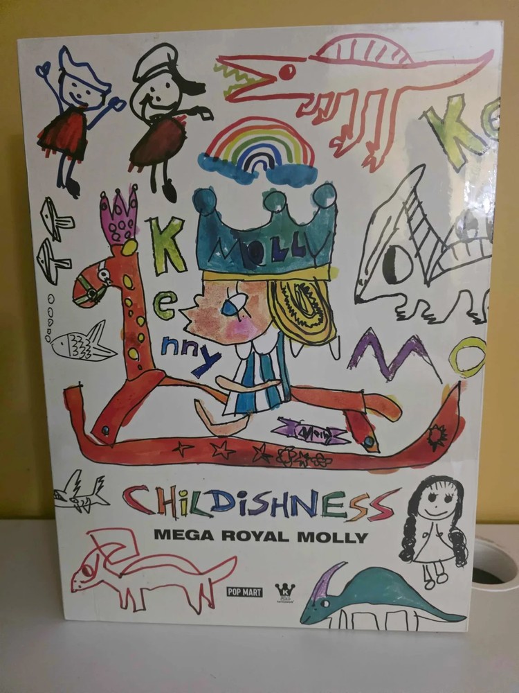 POP MART Mega Royal Molly 400% Childishness Figure 15in Sealed