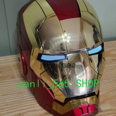 US! Iron Man Gold Mask Cosplay AUTOKING MK5 1:1 Helmet Wearable Voice-control