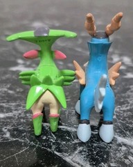 Tomy Pokemon Cobalion & Virizion 2″ PVC Collectible Nintendo Toy Display Figures