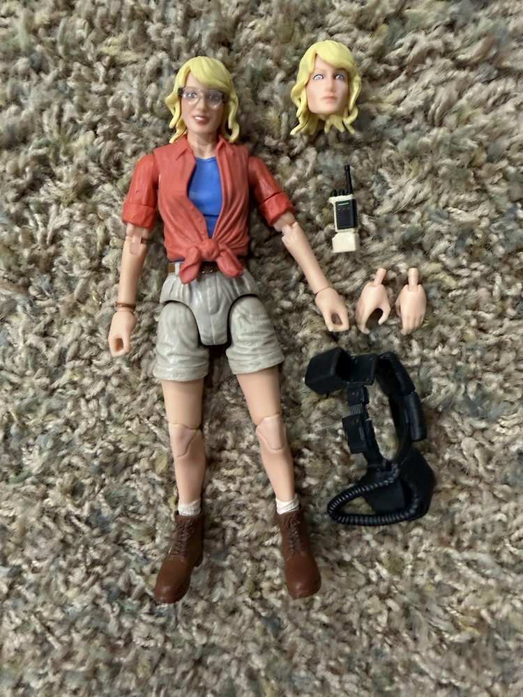 Jurassic Park Amber Collection – Ellie Sattler Mattel 6” Loose Figure