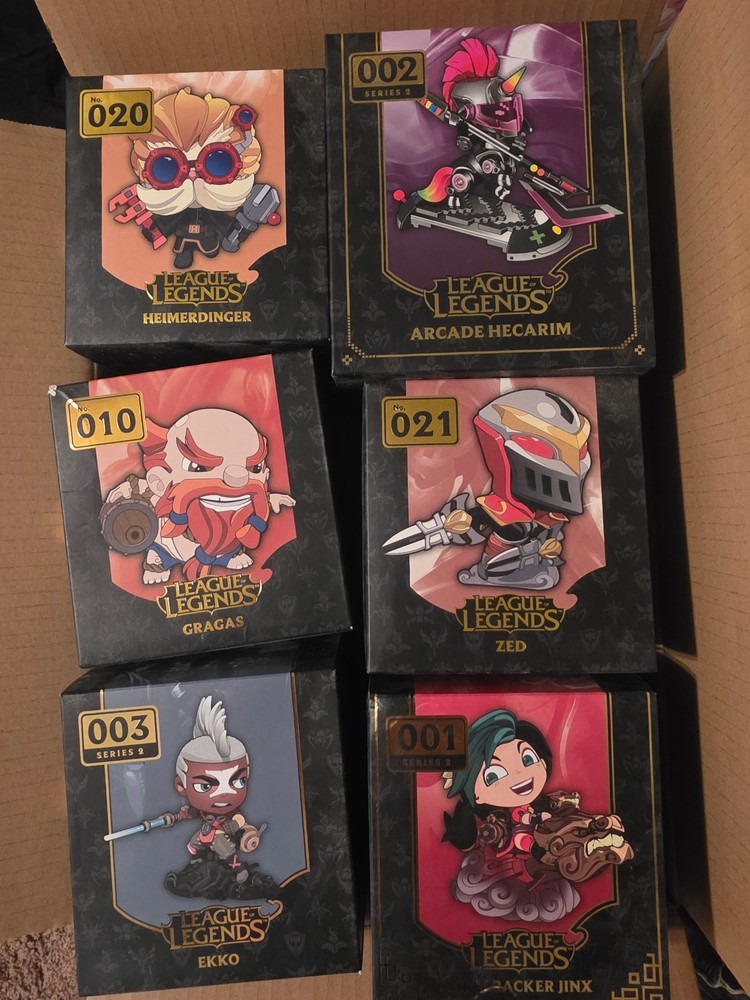 Riot Games League Of Legends Season 1 And Season 2 Figures *New in Box* *Sealed*