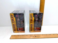 Two SKIBIDI TOILET MYSTERY COLLECTOR figures (NIB)