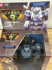 1999 Bandai C.L.O.D. Xyber 9 New Dawn CLOD Battle Robot 1st Jack & Mick Figures