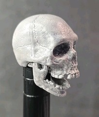 NECA custom fodder Black & White Vincent Price Figure ALT SKULL HEAD Accessory