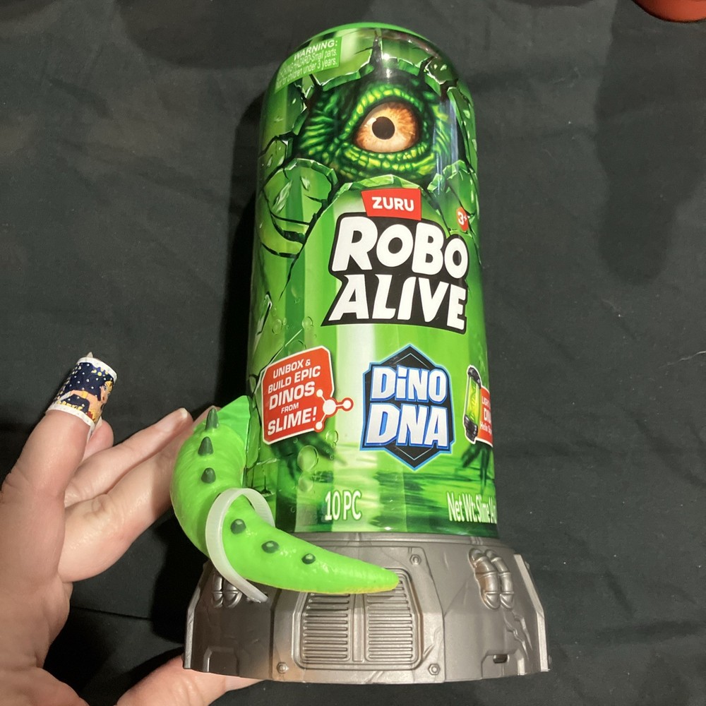 Robo Alive Dino DNA Dinosaur Robot Toy for Child , Light-Up DNA Helix Spine by Z