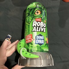 Robo Alive Dino DNA Dinosaur Robot Toy for Child , Light-Up DNA Helix Spine by Z