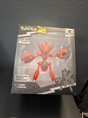 IN HAND Pokemon Scizor Action Figure – 6-Inch Super Articulated – New Sealed