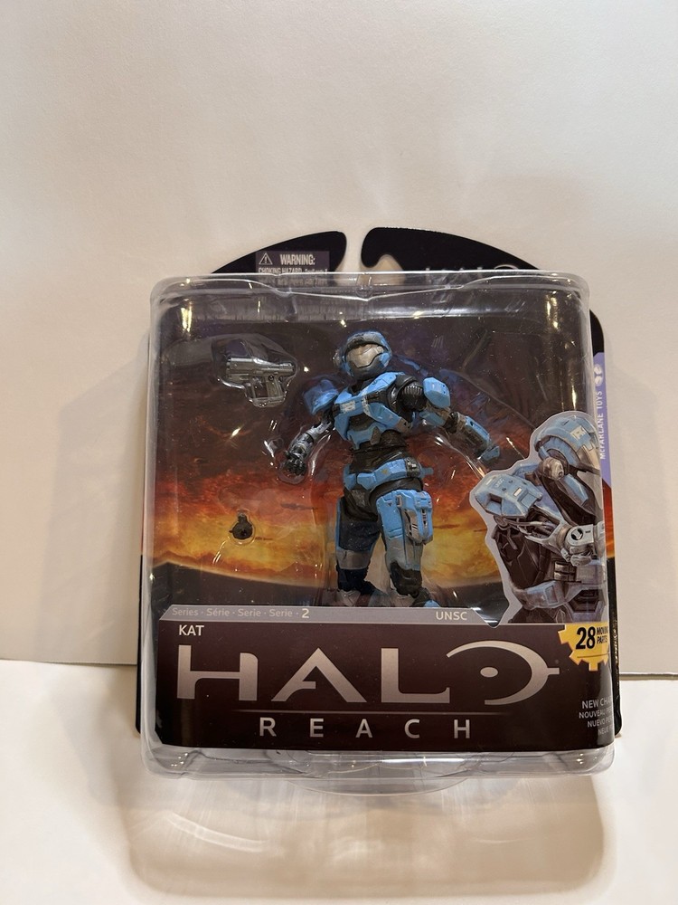 Halo Reach Kat UNSC Spartan Noble Team Series 2 Helmeted Figure 2011 NIP