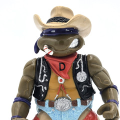 Teenage Mutant Ninja Turtles CRAZY COWBOY DON 1991 Wacky Wild West TMNT