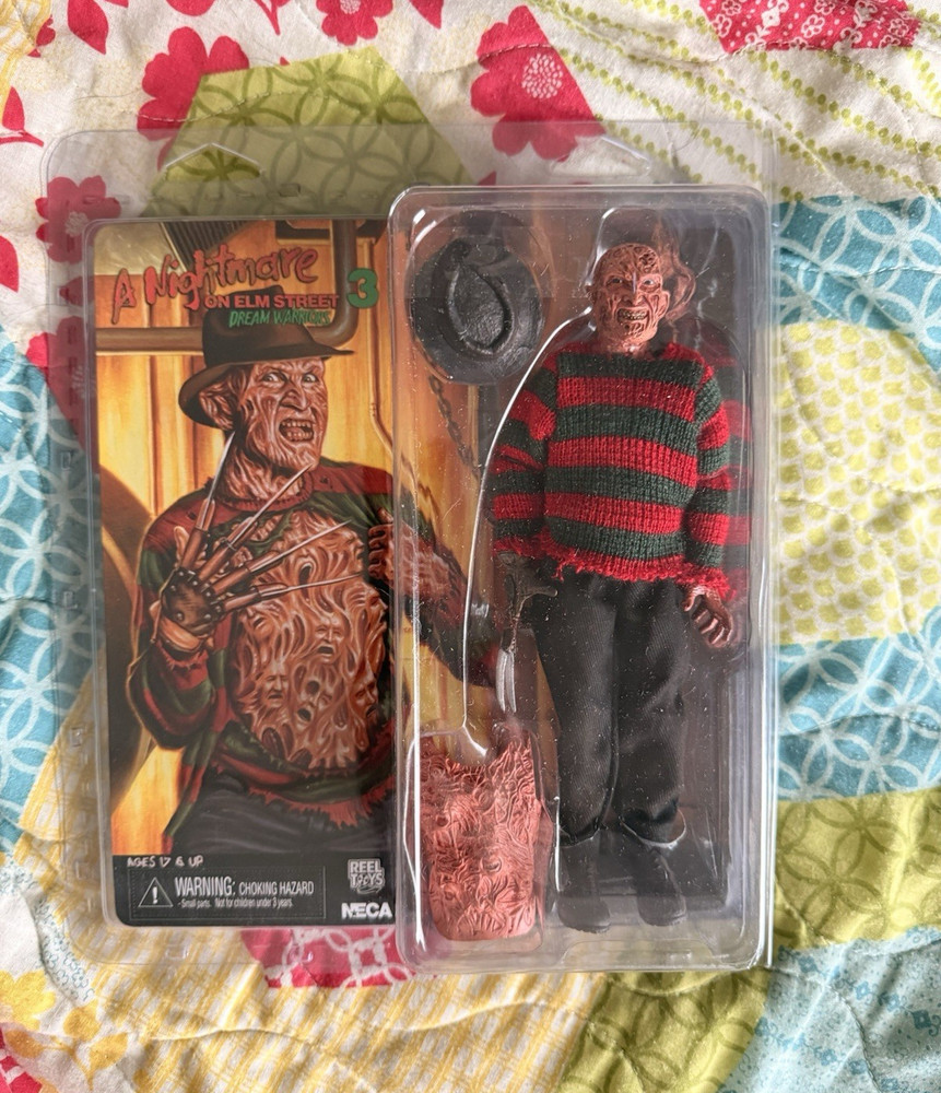 NECA Freddy Krueger Action Figure Dream Warriors Nightmare on Elm Street Hat