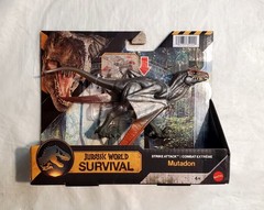 Jurassic World Survival Strike Attack 3pk: Dunkleosteus Dromaeosaurus Mutadon 🆕