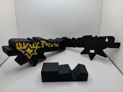 Retro Brave Star logo lightbox sign light box sign for action figure display