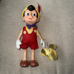 9 1/2” Dakin Disney PINNOCHIO Figure w/ Hang Tag Vintage 1960s
