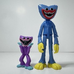Poppy Playtime Scary Huggy Wuggy 5″ Blue And 2.5”Purple Set Action Figure