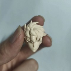 Unpainted 1/12 Sung Jin-Woo Male Head Carving For 6″ Romankey VTOYS SHF Figure