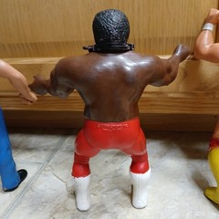 Lot 5 Vintage 1980’s WWF LJN 8″ Wrestling Superstars Figures W/Main Event Book