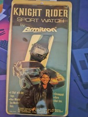 VINTAGE 80’S ARMITRON KNIGHT RIDER SPORT WATCH W/ PACKAGE VHTF EXTREMELY RARE
