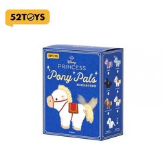 52toys Disney Princess Pony Pals Series Blind Box Plush Pandent Figures Toy