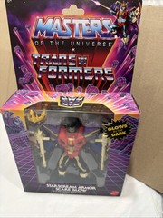 Masters of the Universe x Transformers Starscream Armor Scare Glow in the Dark