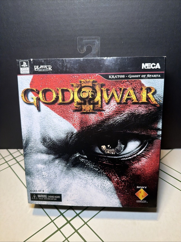 Kratos Ghost of Sparta 7″ God Of War 3 Player Select Neca US Authentic New