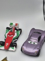 Disney Pixar Cars Lot Of 7 Die-cast & Plastic Some Missing Paint and Flaws
